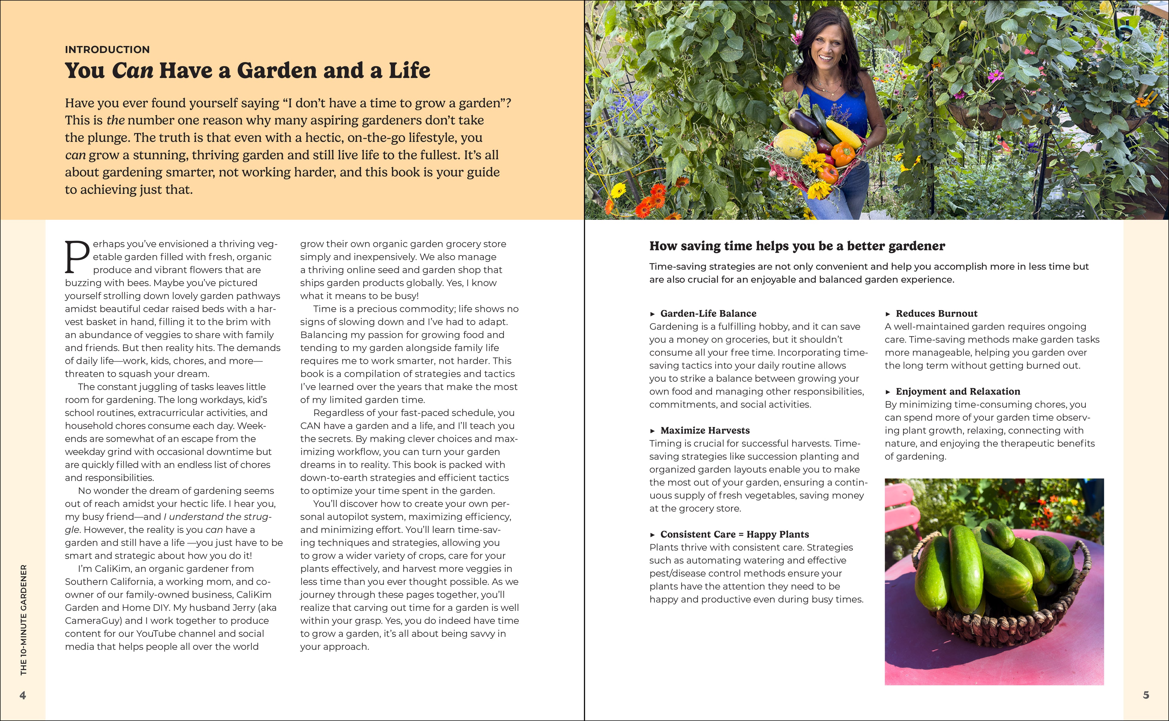 NEW! Container Garden Seed/Book Bundle | The 10-Minute Gardener Signed & Personalized