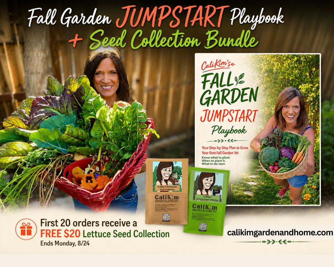 Fall Garden Jumpstart Playbook + Seed Collection Bundle