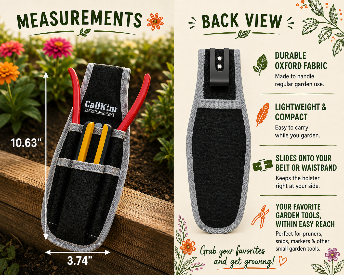 CaliKim Garden Tool Holster