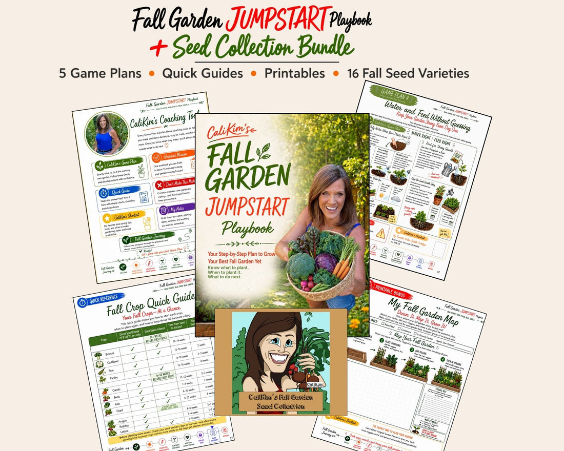 Fall Garden Jumpstart Playbook + Seed Collection Bundle