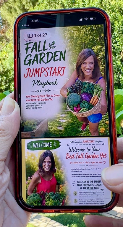 Fall Garden Jumpstart Playbook + Seed Collection Bundle
