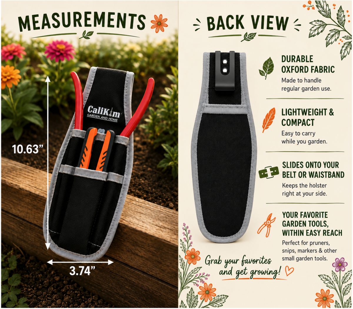 CaliKim Garden Tool Holster