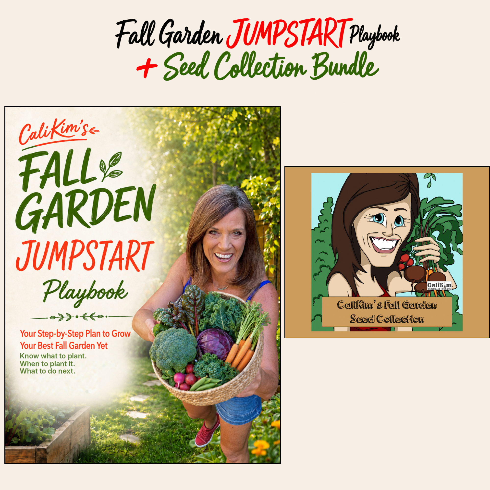 Fall Garden Jumpstart Playbook + Seed Collection Bundle