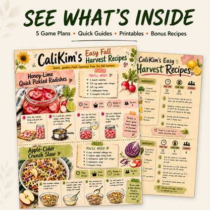 Fall Garden Jumpstart Playbook + Seed Collection Bundle